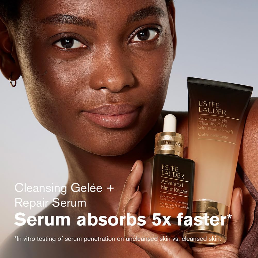 Estée Lauder Advanced Night Cleansing Gelée Foaming Face Wash Cleanser with 15 Amino Acids | Deep Pore Cleanser